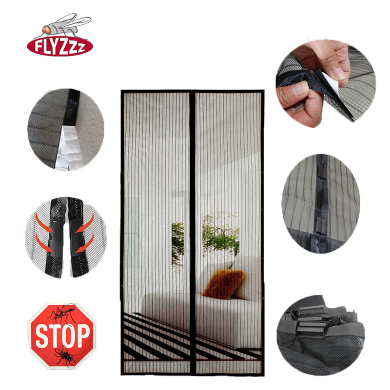 Magnetic screen door