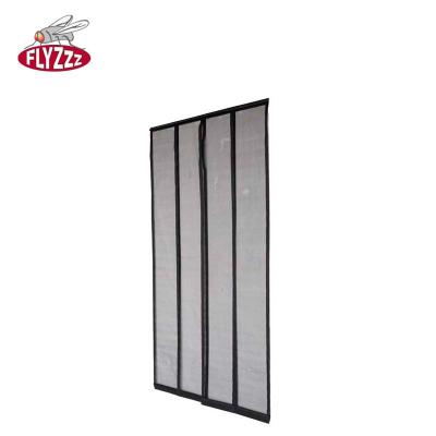4 Pieces Anti-mosquito Polyester Mesh Door Screen Curtain