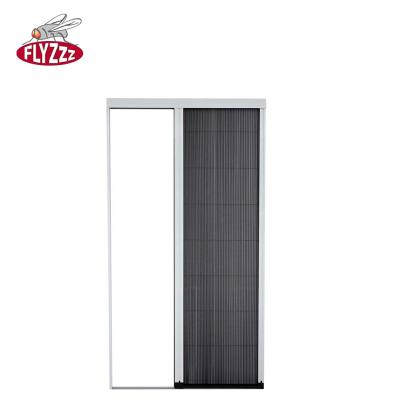 PP Mesh Barrier Free Plisse Insect Screen Door